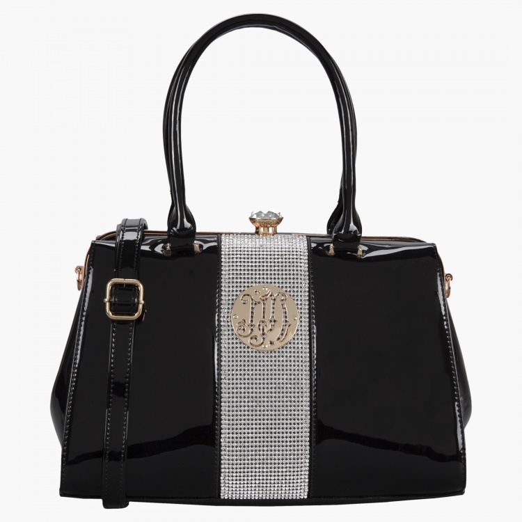 Michael Crystal Embellished Handbag 