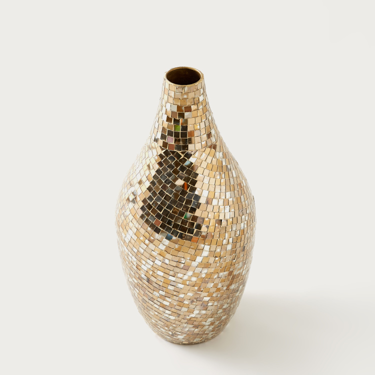 Sultanate Mosaic Vase - 25x25x51 cms