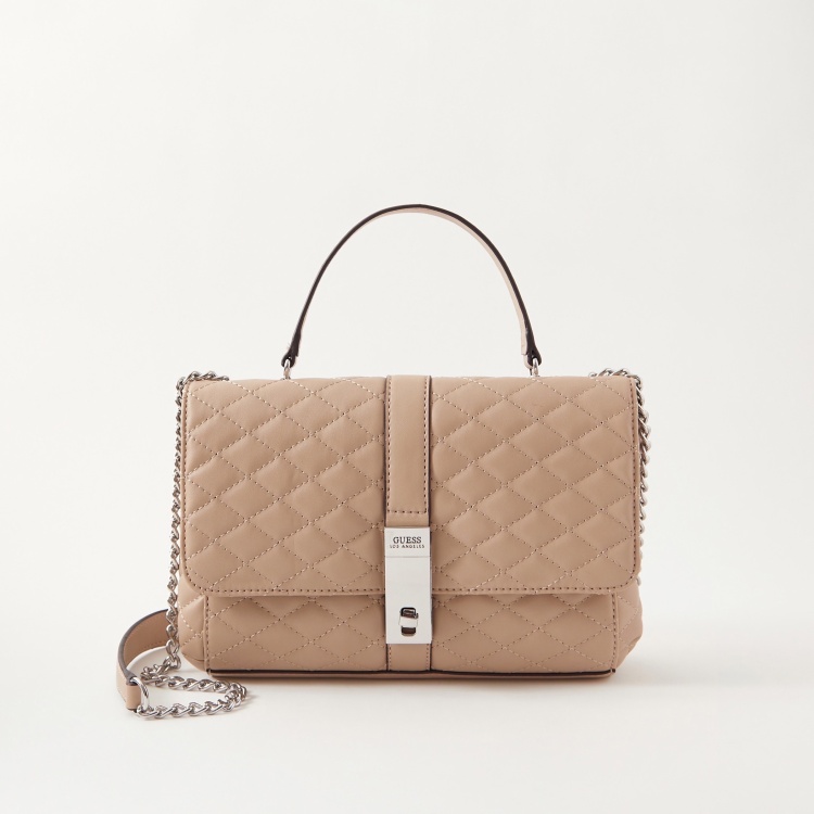Den fremmede Nyttig grænseflade Shop Guess Crossbody Bag with Chain Accented Double Handle Online |  Centrepoint UAE
